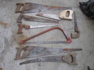 lot 106 image: (GH) Assorted Hand Saws...