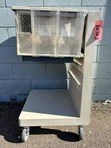 lot 4 image: Herman Miller 2-Drawer Supply Procedure Equipment Storage Cart - In Great Condition