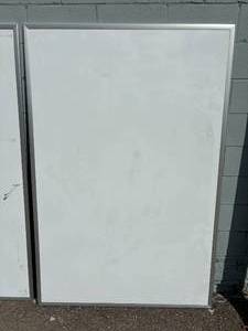 lot 32 image: Lot of 2 - 72 x 48 Dry Erase Whiteboards - Good Condition