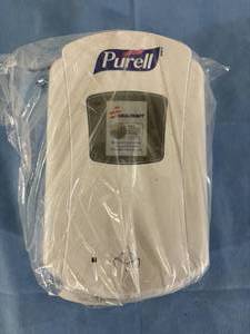 lot 53 image: Lot of 9 NEW Purell 3141-0072 LTX-7 700mL Skilcraft Touch Free Liquid Hand Sanitizer Wall Dispensers - White