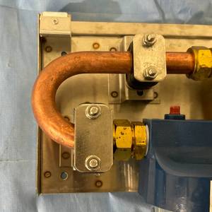 lot 64 image: Wilkins Brass Water Pressure Reducing Valve and Strainer