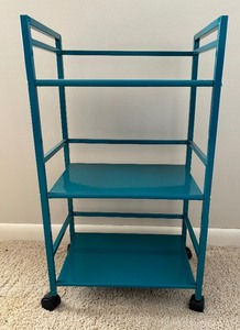 lot 35 image: Metal Shelf on Casters