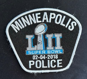 lot 71 image: Super Bowl Motif Pennant, Mini Helmet and Patch