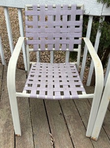 lot 106 image: Two Vintage Patio Chairs
