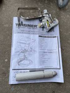 lot 276 image: Wagner Paint Crew Airless Paint Sprayer with Instructions