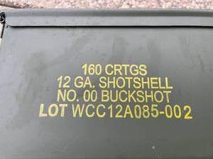 lot 277 image: Metal Ammo Box M2A1 S.C.F.