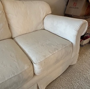 lot 16 image: Elegant Custom Sofa  Couch by Dayton Hudson Marshall Fields