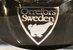 lot 204 image: Stunning Orrefors Oval Candleholder