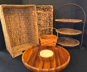 lot 219 image: Woven Wonders Selection Including Longaberger, Plus...