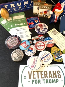 lot 308 image: Collection of Donald Trump 2020 Election Campaign and Whitehouse Treasures