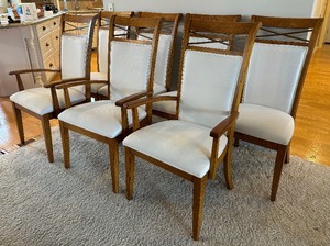 lot 29A image: Set of Seven  Dining Chairs