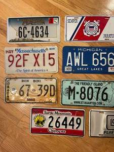 lot 286 image: Assorted License Plate Collection