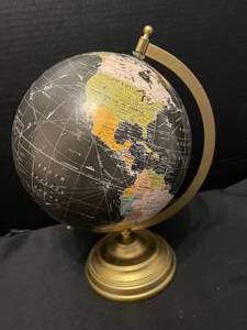 lot 288 image: Brass Framed World Globe