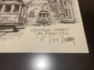 lot 331 image: Dan Davey 1977 California San Francisco Streets Repro Print