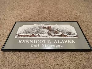lot 333 image: Gail Neibrugge Kennicot, Alaska Framed Art Print