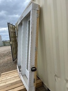 lot 26 image: Bayer Built Acclimated Entry Systems Pre Hung Double Exterior Entry Door