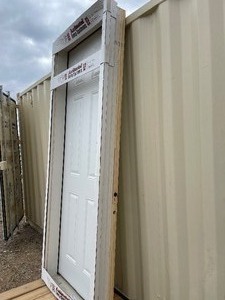 lot 30 image: Bayer Built Acclimated Entry Systems Pre Hung 8 Exterior Entry Door
