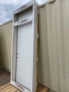 lot 31 image: Bayer Built Acclimated Entry Systems Pre Hung 8 Exterior Entry Door