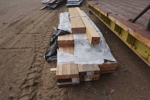 lot 44 image: Lot of Assorted Treads and Headers With 5 x 5 Post