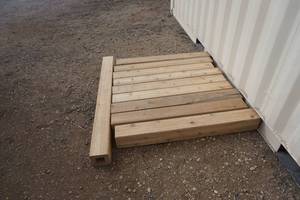 lot 45 image: Lot of Assorted Cedar 5 x 5 Hollow Center PostsColumns