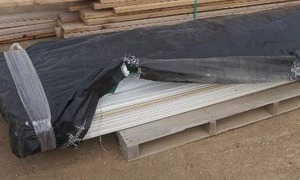 lot 40 image: Lot of 1 x 6 Beaded Ceiling WP4 Tongue and Groove