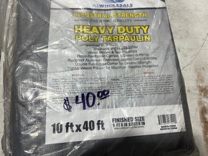 10 X 40 HEAVY DUTY POLY TARP