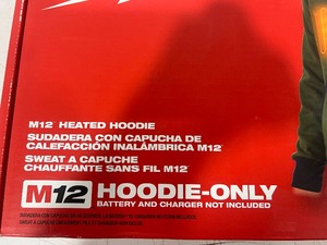 MILWAUKEE M12 GREEN HEATED HOODIE SIZE SMALL