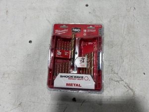 MILWAUKEE 18PC TITANIUM DRILL BIT SET