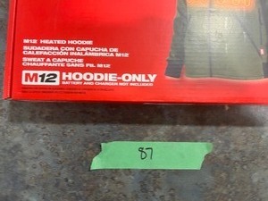 MILWAUKEE GREEN HEATED HOODIE ONLY SMALL