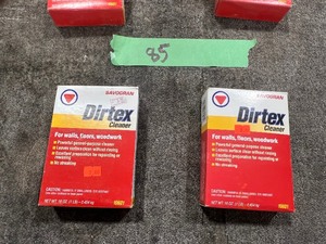 9 BOXES OF DIRTEX CLEANER