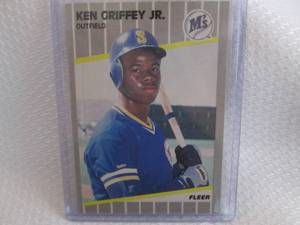 1989 Fleer Ken Griffey JR Rookie Ca...