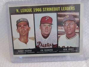 1967 Topps Sandy Koufax Strikeout L...
