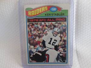 1977 Topps Ken Stabler Card...