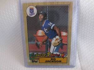 1987 Topps Bo Jackson Rookie Card...