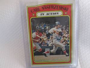 1972 Topps Carl Yastrzemski In Acti...