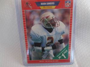 1989 Pro Set Deion Sanders Rookie C...