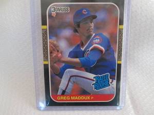 1987 Donruss Greg Maddux Rookie Car...