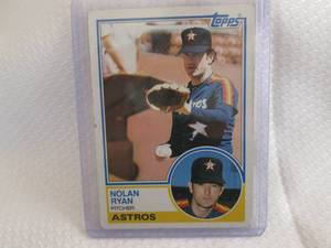 1983 Topps Nolan Ryan Card...