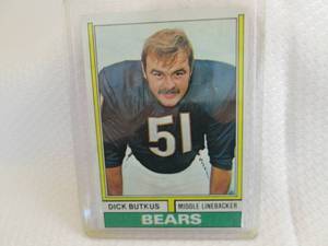 1974 Topps Dick Butkus Card...