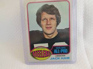 1976 Topps Jack Ham Card...
