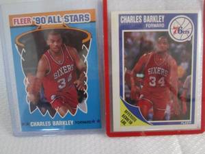 1989 & 1990 Fleer Charles Barkley C...