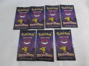 7 2023 Pokemon Trick Or Trade Packs...