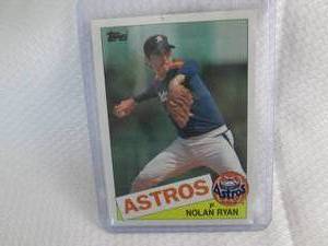 1985 Topps Nolan Ryan Card...