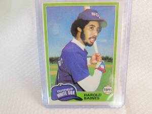 1981 Topps Harold Baines Rookie Car...