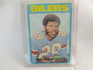 1972 Topps Ken Houston Card...