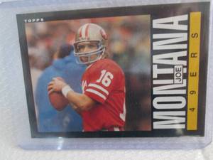 1985 Topps Joe Montana Card...
