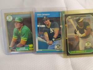 1987 Fleer, Donruss & Topps Jose Ca...