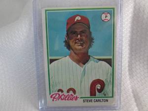 1978 Topps Steve Carlton Card...