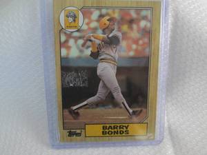 1987 Topps Barry Bonds Rookie Card...