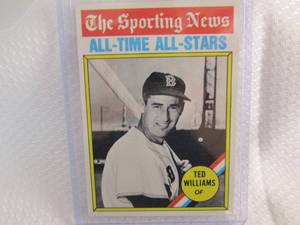 1976 Topps Ted Williams All Time Al...